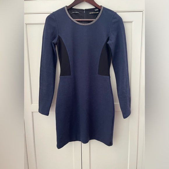 Maison Scotch Scotch & Soda Blue Black Dress size Small - Picture 1 of 8
